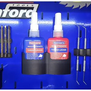 Magnetic Thread Locker Loctite Bottle Holder For Toolbox Or Hutch Works With 1.69Oz Bottles