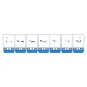 Ezy Dose Weekly Push Button Pill Planner, XL, 1 Count