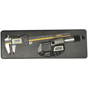 iGaging Electronic Digital Caliper 0-6"/0-150mm & Precision Electronic Digital Micrometer Set