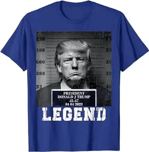 Trump 2024 Mugshot President Legend T-Shirt