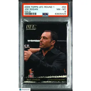 2009 Topps UFC Round 1 Joe Rogan #94 Gold PSA 8