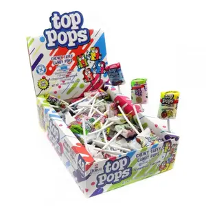 Taffy Top Pops Candy 48 Count Box Assorted Flavors
