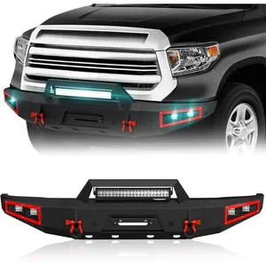【YZONA】Front Bumpers for Cars Compatible with 2014-2021 Toyota Tundra with Winch Plate