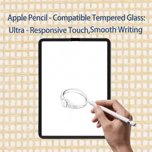 2-piece tempered glass screen protector suitable for Apple iPad Mini 1/2/3/4/5, designed specifically for immersive learning, compatible with all models, device safety, clear display without marks, anti fingerprint
