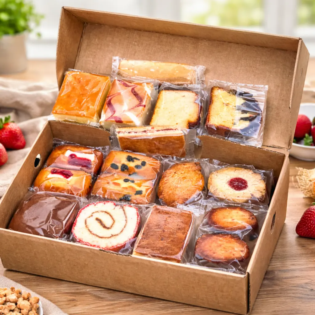 JO BAKES Fresh Baked Pastry Variety Pack – 20 in Total Bakery Treats (14 Individually Wrapped Varieties)
