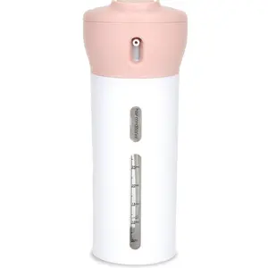 4-in-1 Portable Plastic Travel Dispenser Bottle, TSA-Approved, Leak-Proof, 4 Reusable 1.4 oz (40 mL) Toiletry Containers for Shampoo, Conditioner (Ideal for Students, Great as a Gift)