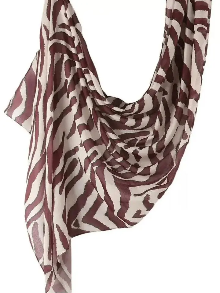 1Pcs Muslim Watercolour Print Hijabs Women Islamic Ramadan Headscarf Modal Cotton Foulard Femme Shawl Wrap Foulard Bandana 2026 Casual Modesty