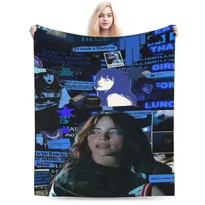 Billie Inspired Ultra-Soft Flannel Throw Blanket Fun and Soft Blankets, Perfect for Home Bedroom Bed Sofa Picnic Travel and Office Use Ideal for Christmas and Holiday Gifts