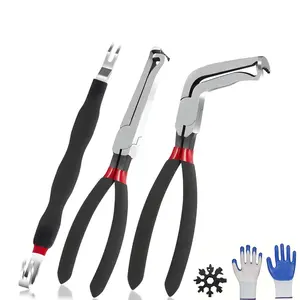 3pcs Electrical Disconnect Pliers 37960, 37980, Electrical Connector Separator 13120, 8in Automotive Tools Electrical Connector Pliers, Automotive Tools For Push Tab Style Plugs