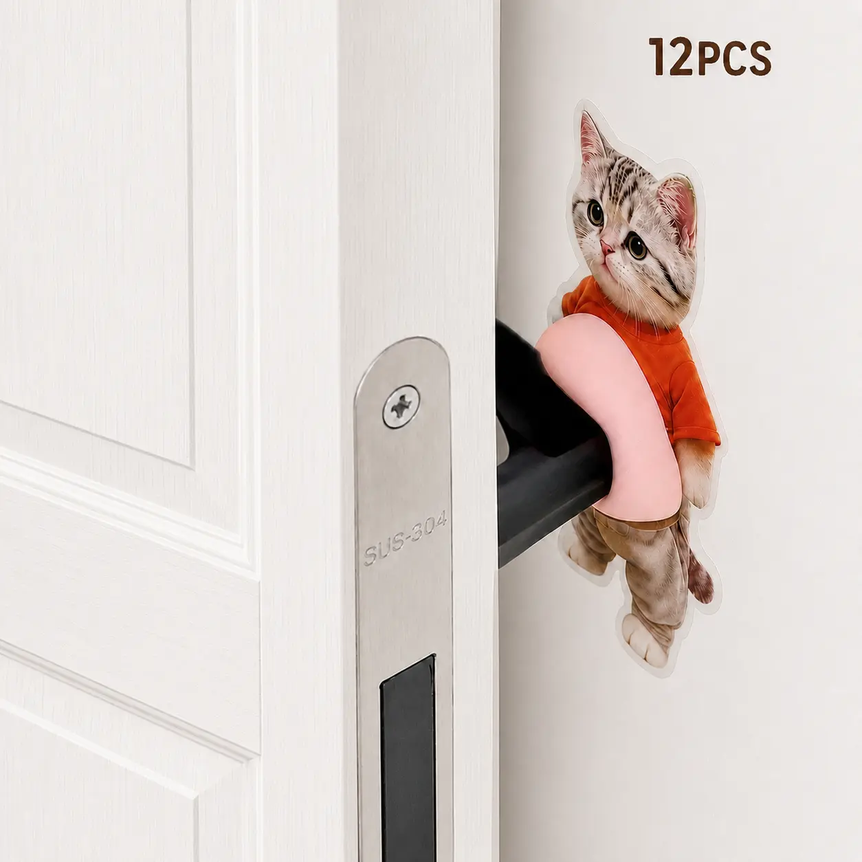 12Pcs 3D Dog & Cat Belly Mochi Squishy Stickers, Cute Puffy Fidget Toys for Kids, Stress Relief Squeeze Stickers, Fun Phone Case Stickers, Animal Door Wall Car Bumpers, Sensory Toys, Party Favors & Gifts
