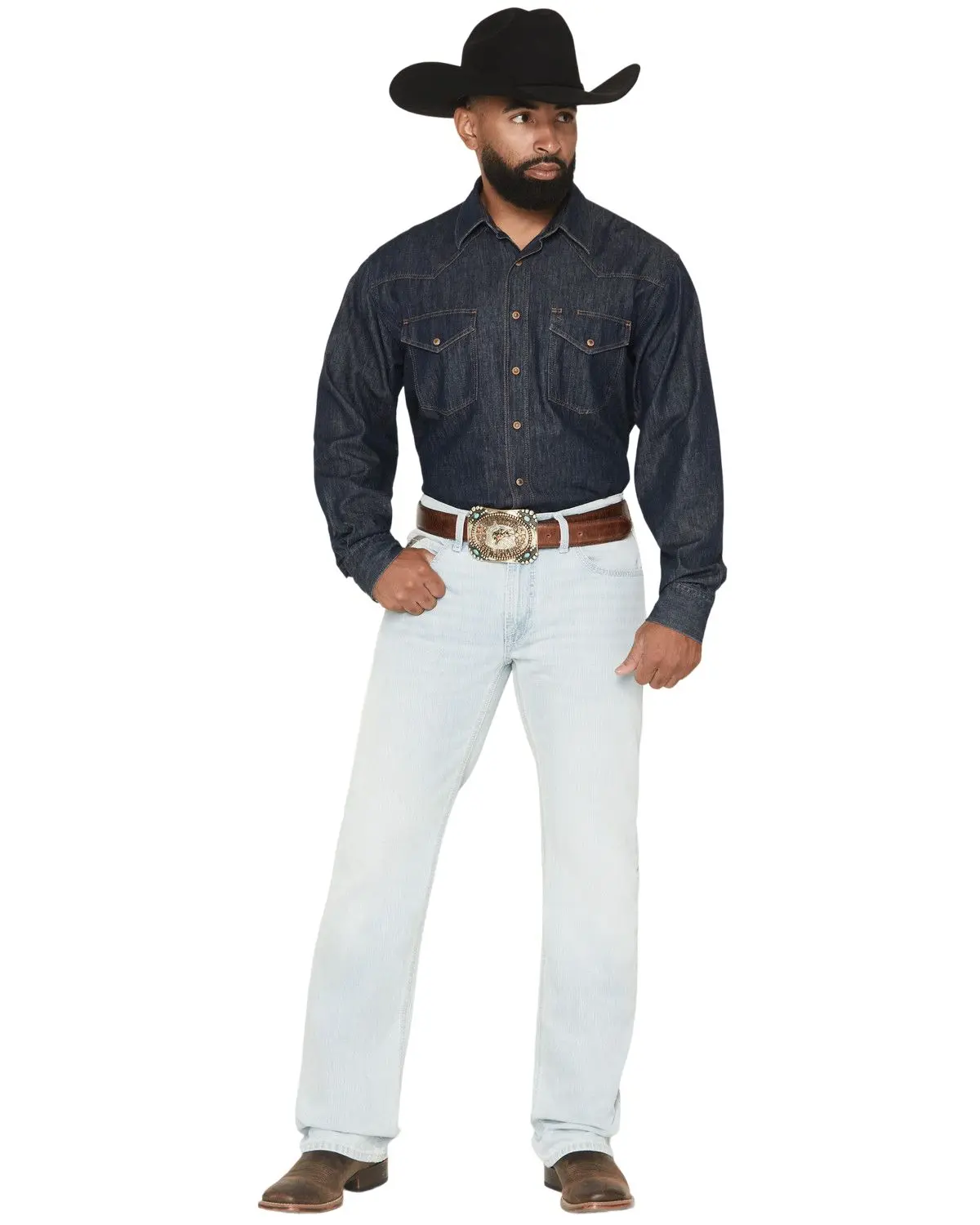 Ariat Men's Men'S M5 Newport Judd Super Light Wash Straight Denim Jeans - 10072950