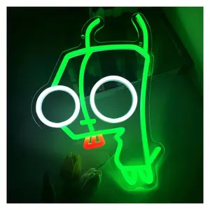 Sign Illuminated Big Eyed Monster Neon Light Sign Wall LED Lighting For Bedroom Living Room Atmosphere Lamp 25cm×33cm Sign Lamp