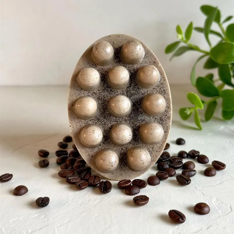 Coffee Soaps - Natural Coffee Bean Scented Bath Soap for Skin Care