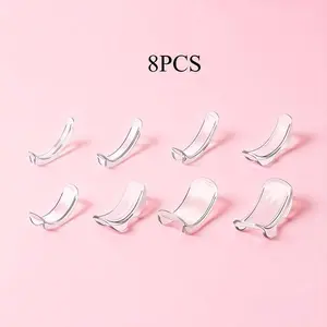 8 Piece Transparent Invisible Ring Adjuster Set, Spiral Spring Design, Super Fit, Anti-Drop, Protect Jewellery, Affordable Solution