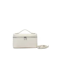 Women's New Summer Vintage Leather Lunch Box Bag, Handheld Crossbody Compact Small Shoulder Bag, Stylish and Durable Accessory, Tote Lunch Bag