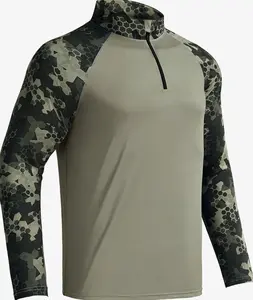 Unisex Outdoor Camo Shirt – Lightweight Breathable Long Sleeve for Fishing Camping Hiking