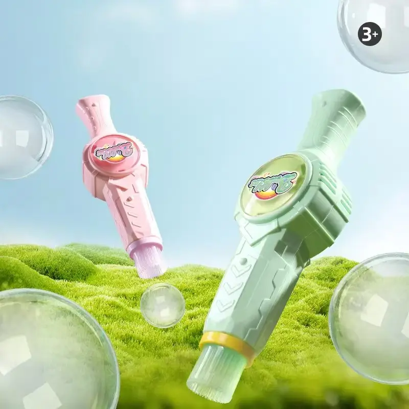 Mist Bubble Machine for Kids – Elastic Bubble Fog Wand, Smoke Bubble Sword, Interactive STEM Toy with Lights & Music, Parent-Child Fun, Outdoor Summer Play, Birthday Gift for Boys & Girls