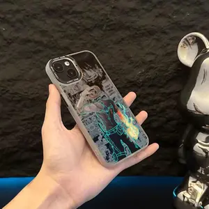 Anime Laser O-OneS P-PieceS Portgas Ace Phone Case for iPhone 11 12 13 14 15 16 17 Pro Max Plus Air mini Comic Death shockproof Cover