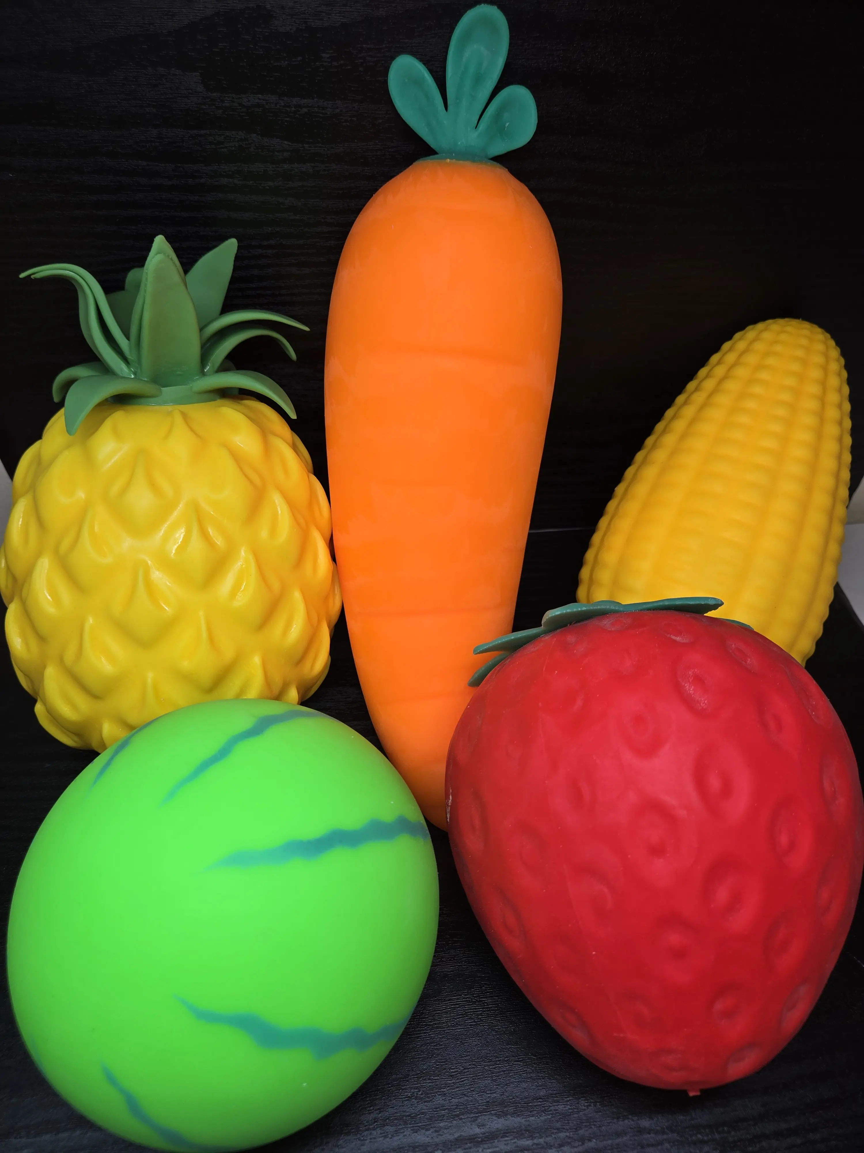 Large FOOD FRUIT Squishy Fidget Stress Relief Toys cute
