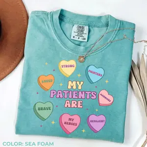 Comfort Colors Valentine Nurse Shirt, RN valentine shirt, gift for nurse, nurse valentines shirt, doctor valentine shirt, registered nurse valentine shirt