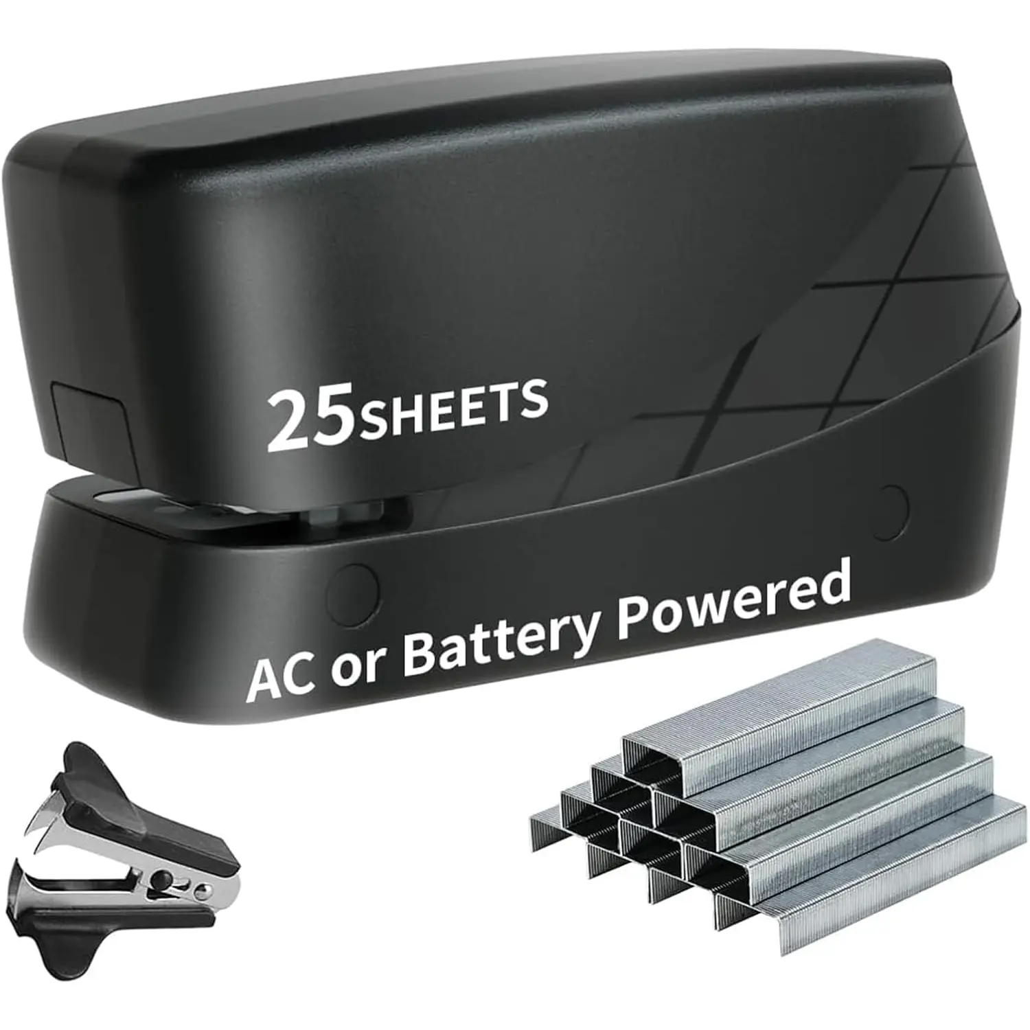 Electric Stapler Heavy Duty Desktop Stapler 25 Sheets AC   with 2000 Staples & Staple Remover for Office  School Use