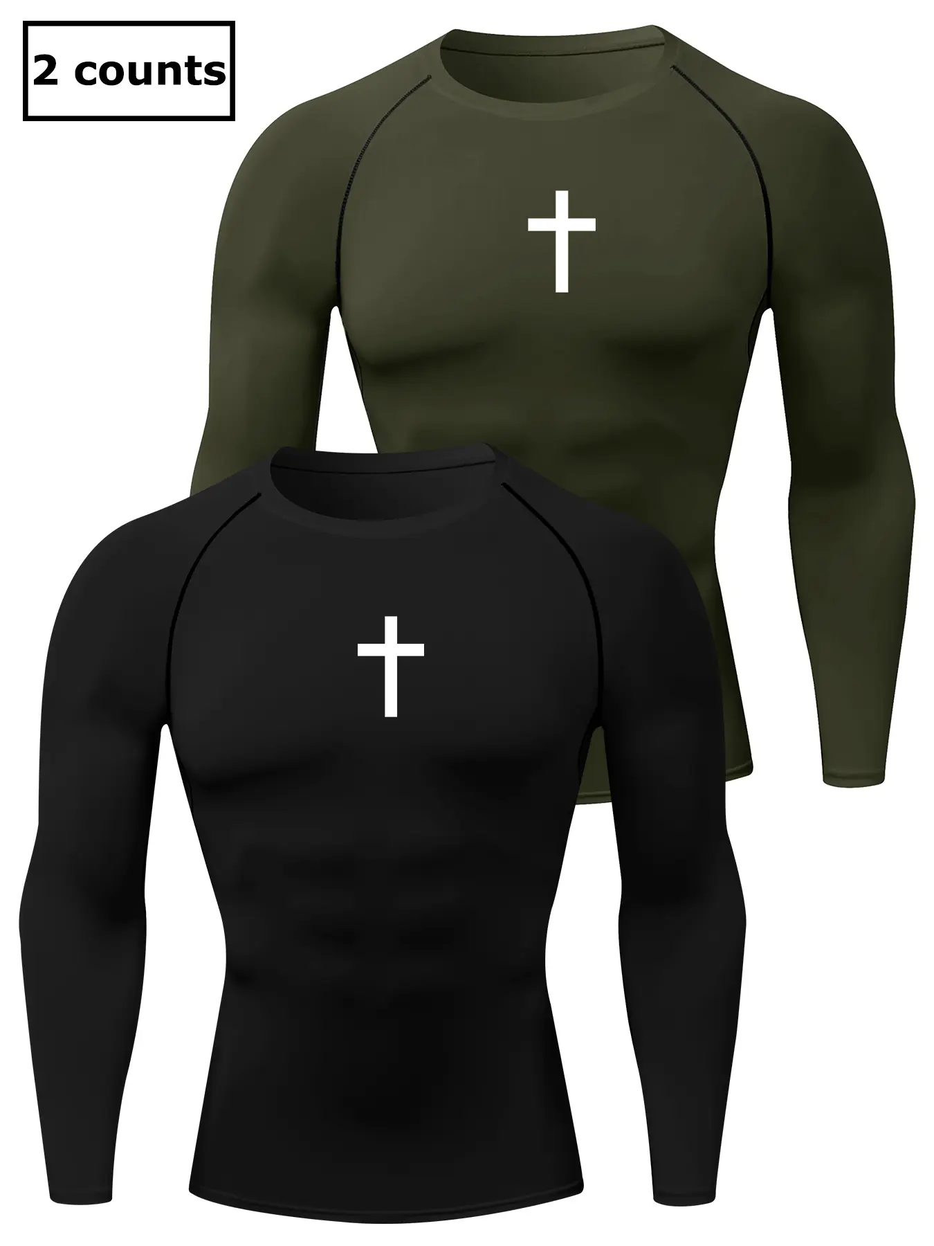Black + army green