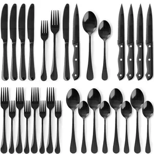 Astercook Elegant Stainless Steel Knife, Spoon and Fork Set – Durable Cutlery Tableware for Family Gatherings & Everyday Dining