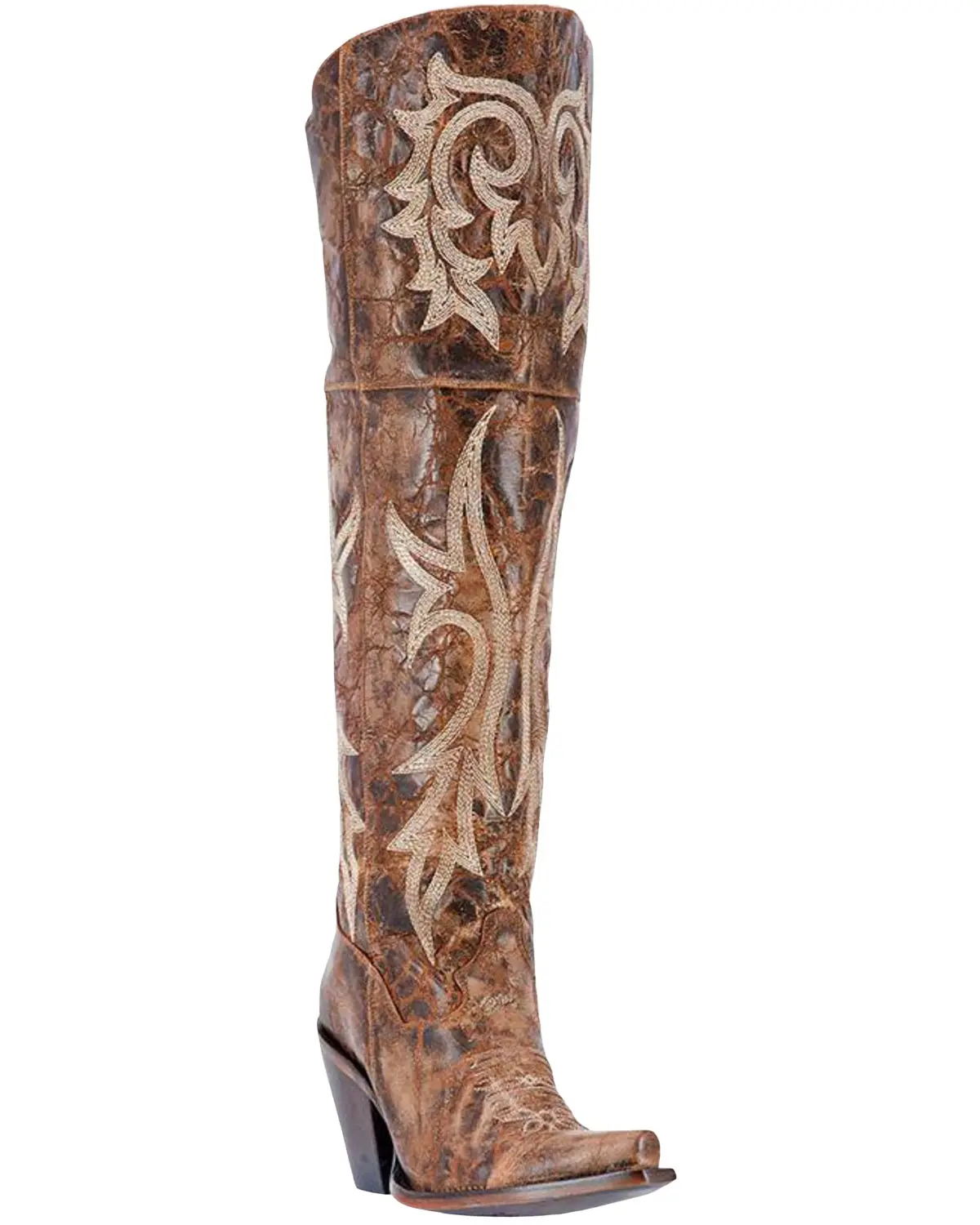 Dan Post Women's Women'S Jilted Knee-High Boot Snip Toe - Dp3709