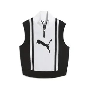 PUMA Womens Future..Archive Half Zip Tank  Casual - Black