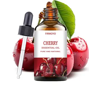 Cherry Organic Essential Oil -1.01oz/30ml | Naturally plant-derived,deepty moisturizing, organic fragrance, suitable foraromatherapy, diffusers, sprays, skin and hair care,massage,DlY candles and soaps, perfumes - Fruity scent