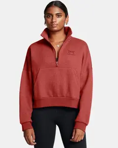 Under Armour Icon Fleece Women's Oversized ½ Zip Fit Womenswear