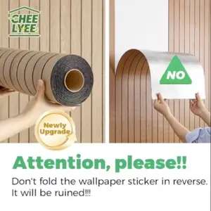 Self-adhesive grid wall sticker, roll material, easy to use, 3D wall sticker, 3mm thickening, easy DIY, suitable for partition walls with curves, various indoor scenes, 3D wall panel, Peel and stick wallpaper designs, for home decoration