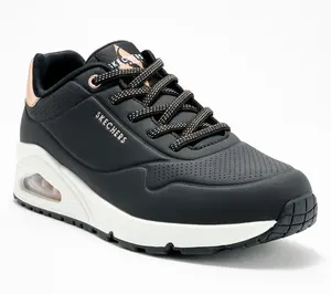 Skechers Street Uno Lace-Up Sneakers - Shimmer Away