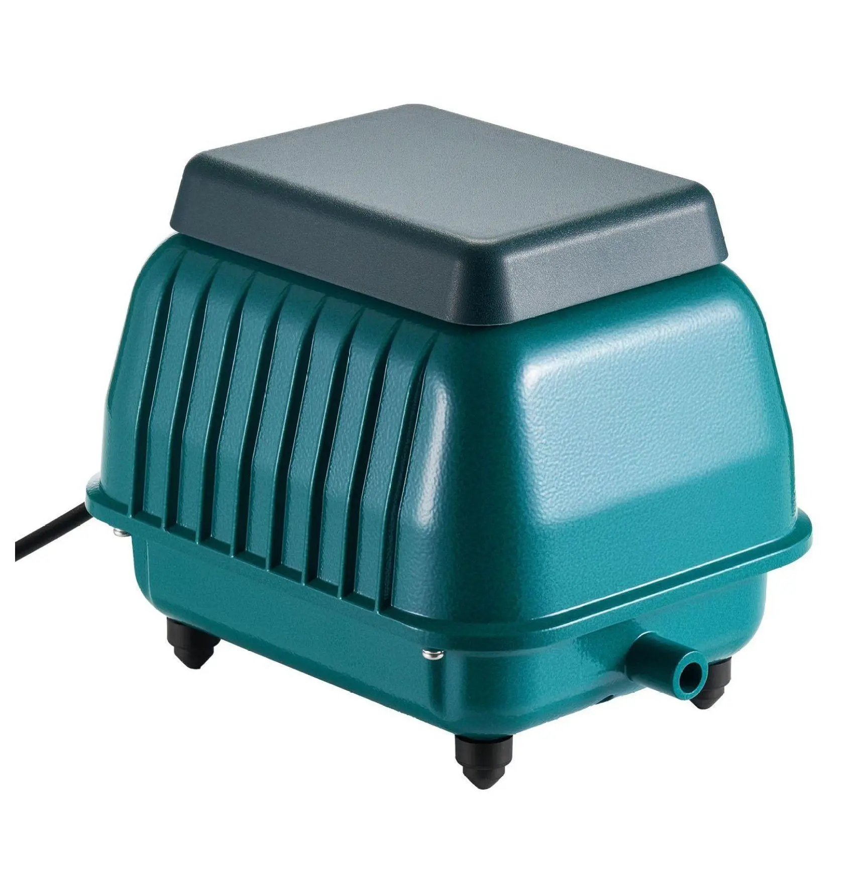 Septic Aerator Pump - 1110 GPH Low Noise Copper Motor, Aluminum Hydroponics Aquatics Air Pump with Built-In Inlet Filter, Connecting Hose, Easy Self-Installation for 10ft Deep Pond Waste Treatment, High Output for Fish Farm Water Aeration