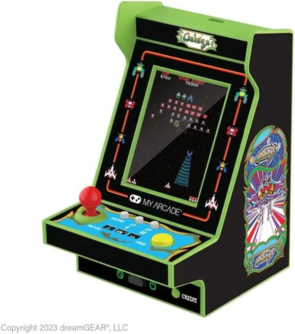 Galaga Nano Player Pro Portable Retro Arcade (2 GAMES IN 1) [PORTABLE MICROE ARCADE PLAYER]