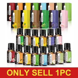 Essential Oil Set for Home Care, Aromatherapy, Diffusers & Humidifiers Gifts, Includes Peppermint, Lavender, Rose, Lemon & More Natural