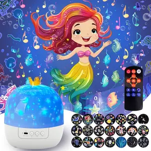 Kids Night Light for Kids with 15 Films & 15 White Noises Remote kids cartoon projector lamp princess room decor unicorn night light toddler night light egg light for nursery Baby sound machine dinosaur toys Christmas Gifts for Kids Ages 1-10