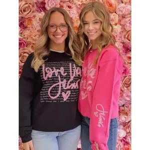 Leopard Love Like Jesus Valentine, Jesus Valentine, Valentine’s Day, Valentines Shirt, Retro Valentine Sweatshirt