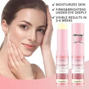 ROZINO [3-Pack] Coconut Retinol Eye Stick - Lemon-Infused Smoothing Eye Cream for Dark Circles, Puffiness, Anti-Wrinkle, Youth Boost, Moisture, Oil Control, Cooling Nourishment, All Skin Types (0.10 oz Each) for Outdoor Use products