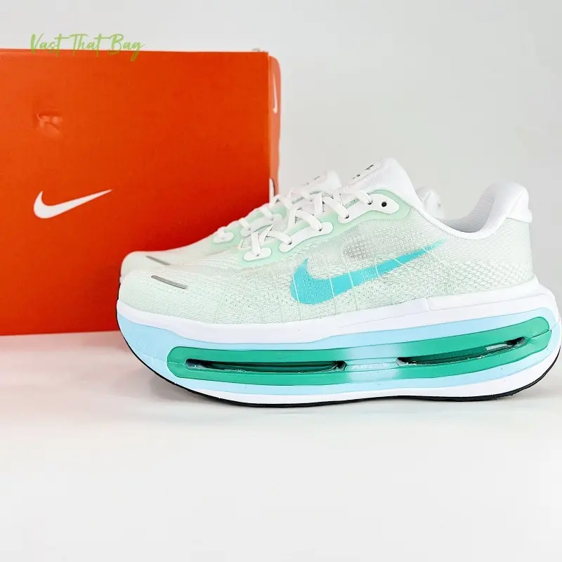 Pastel mint low-profile casual runners porous ventilated mesh upper glossy teal air cushion anti-slip rubber outsole built for leisurely neighborhood strolls short weekend road trips