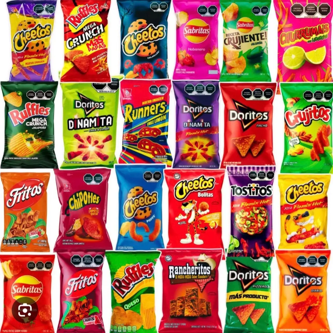 Mexican chips bundle #1 comes with 5 chips