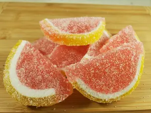 Gourmet Pink Grapefruit Fruit Slices, 4.0 Ounces Gourmet Pink Grapefruit Fruit Slices, 4.0 Ounces