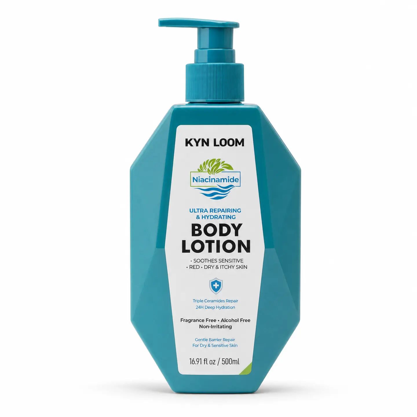 Kyn Loom Body Lotion - Daily Body Care Moisturizer for Dry, Sensitive Skin, Calming Lightweight Nourishment to Restore Barrier Support and Repair Skin