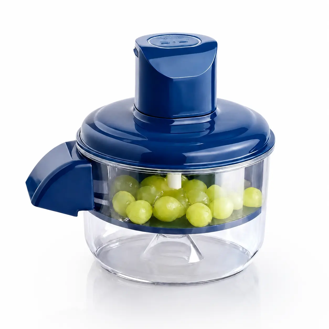 Compact 1-Click Electric Multifunctional Fruit & Vegetable Peeler - Sturdy Stainless Steel Blade, Transparent Detachable Parts, Easy-Clean Kitchen Utensil for Busy Parents, Bowl Prep, Fruit Salad, 1-Click Chop, One-Click Chop