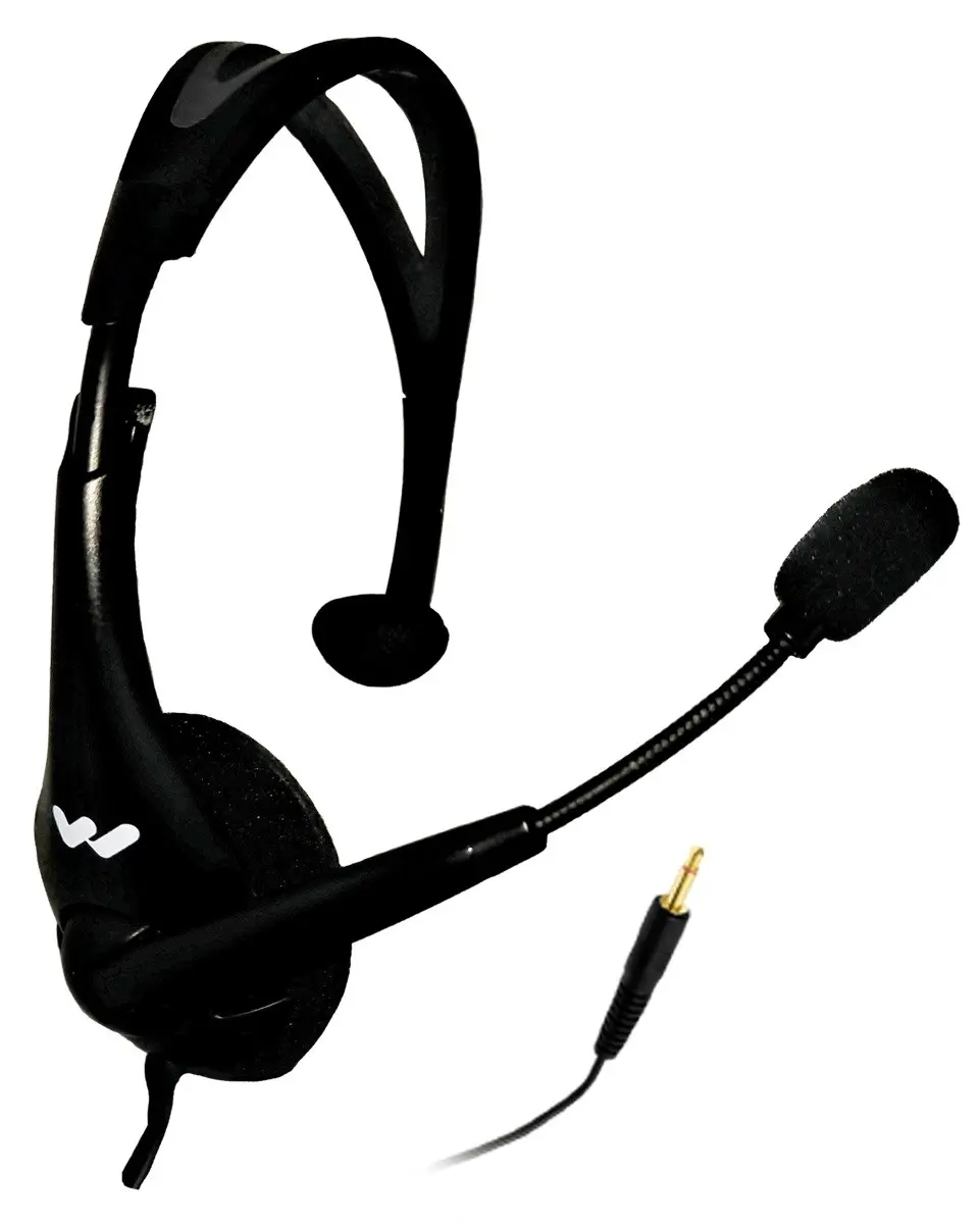 Williams Sound WS-MIC144 Cabled Dual-Muff Headset Microphone