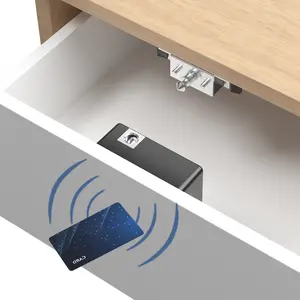 Unleash Smart Security! RFID Electronic Hidden Lock - DIY Fit for Wooden Cabinets, Drawers & Cupboards!
