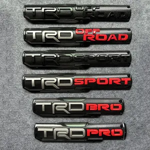 Suitable for Toyota Tundra TRD SPORT Modified Decals, TRD PRO BRO Logos and Body Fender Side Badges. TRD OFF ROAD Sport Pro Emblem Decal, Self  Adhesive Badge, Stickers for Sport Pro SR5 V6 4X4 Truck Tundra Tacoma., Sticker Decals