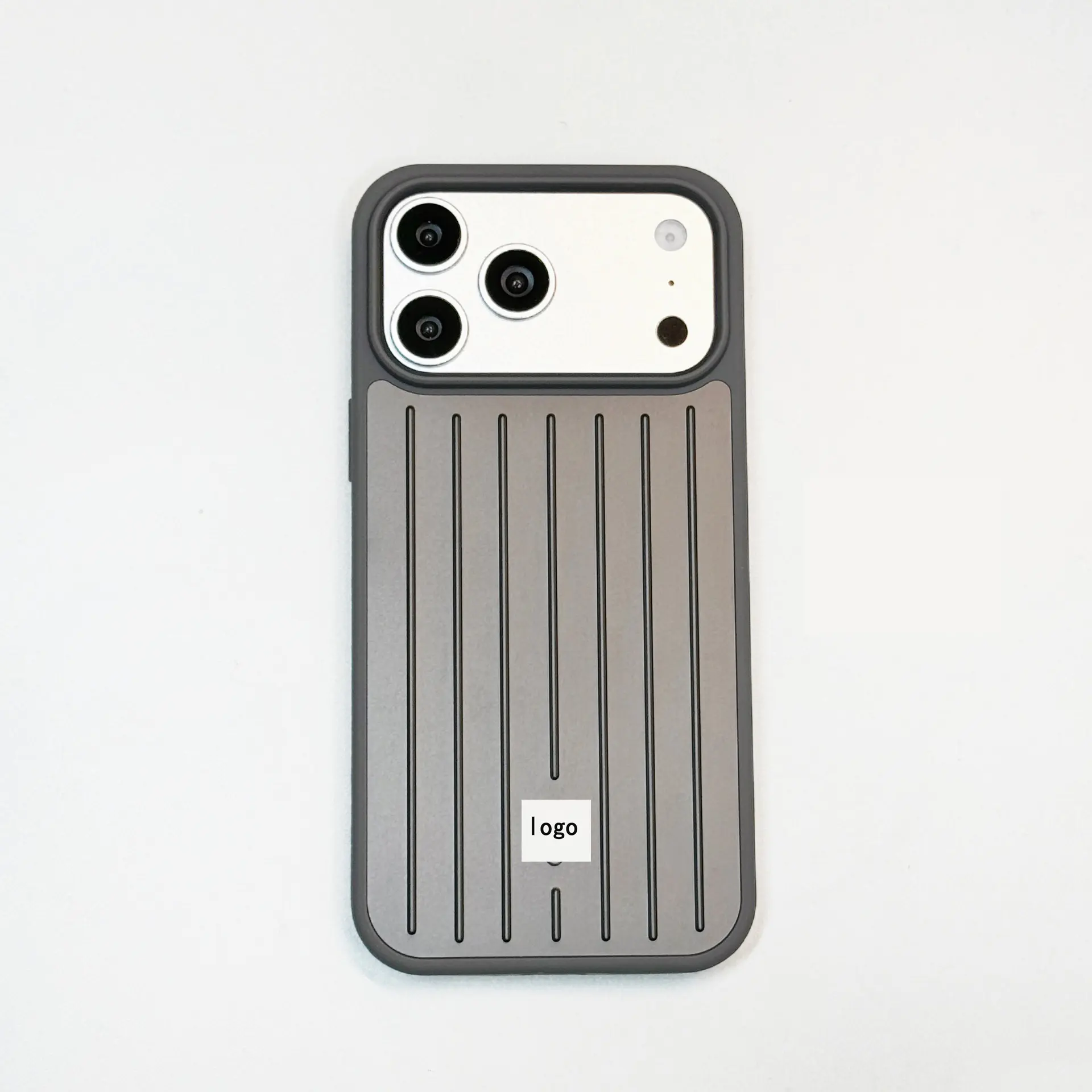 for iPhone17 mobile phone case aluminum magnesium alloy simple and high-end feel for iPhone 16 Pro Max protective case