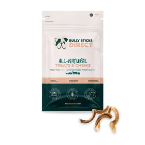 Bully Sticks Direct 4-5" Curly Spring Bully Sticks Odor-Free Natural Dog Chews 100% Beef Protein Grain-Free Treats for Dental Health