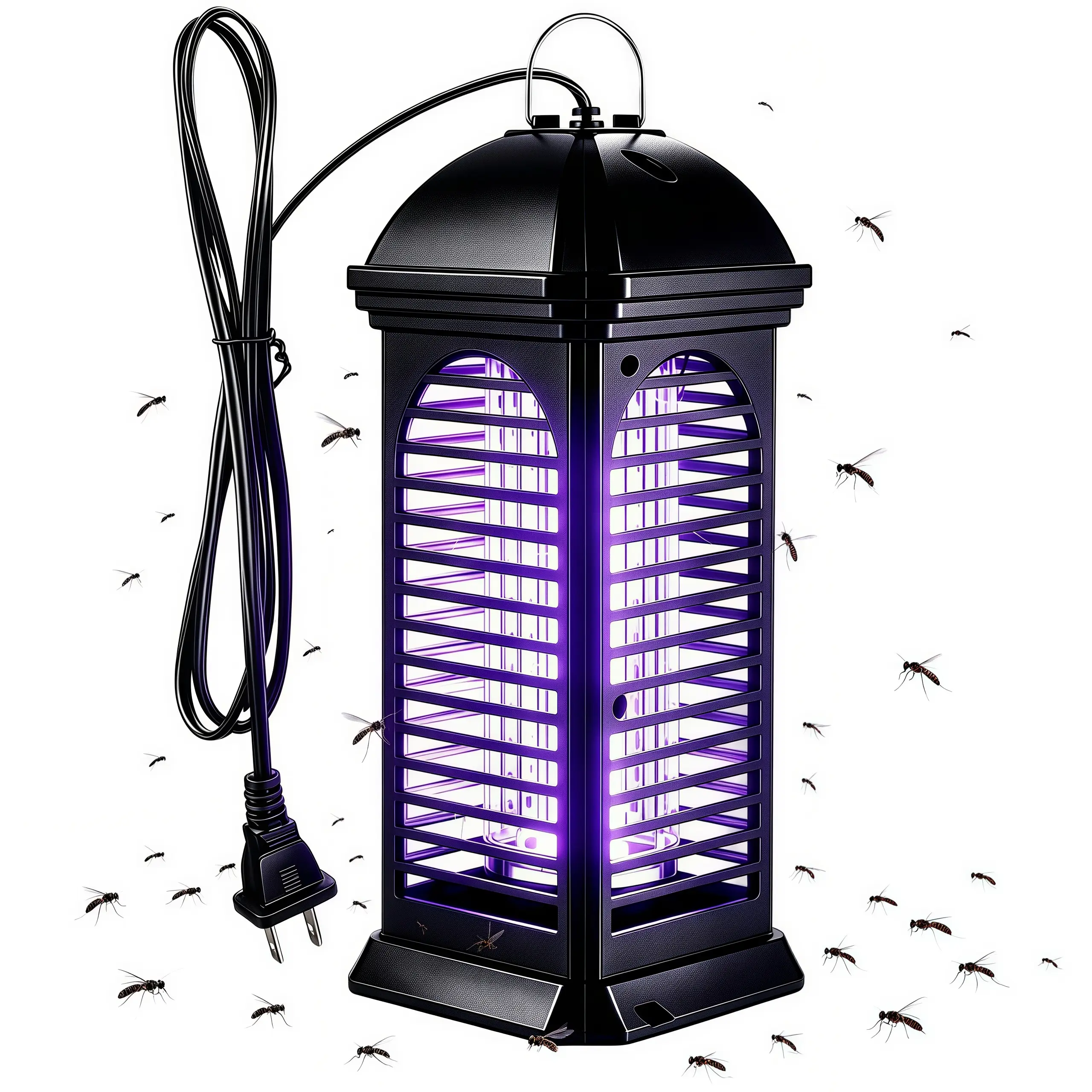 LMMAKE 1PC Mosquito Zapper Killer, 11W Waterproof Insect Zapper with UV Blue-Violet Light Lamp, High-Efficiency Insect Killer, Long Service Life, 0.5 Acre Coverage, Ideal for Patio, Household Use